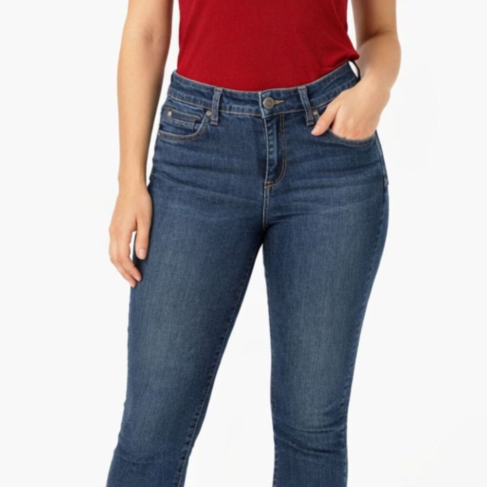 Kut from the Kloth Diana skinny jeans mid wash denim 12